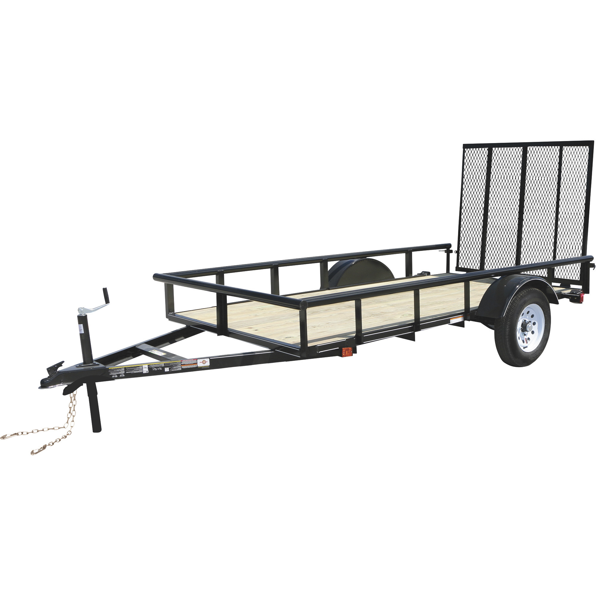 Carry-On Trailer 5ft. x 10ft. Trailer, 1725-Lb. Capacity, Model# 5X10SPGWPTLED